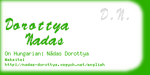 dorottya nadas business card